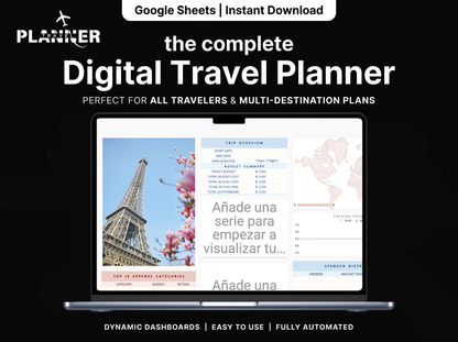 The Ultimate Travel Planner™: For Excel And Google Sheets