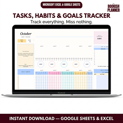 Tasks, Habits & Goals Tracker